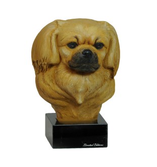 Spaniel tybetański ręcznie pomalowana statuetka Art-Dog